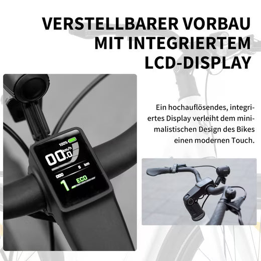 E-Bike Cityrad LUNA 1.0 Zwei Einheiten 360Wh 28 zoll e bike damen Riemenantrieb