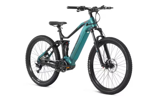 E-Bike Mountainbike 27,5 Zoll Fully E-Mountainbike E-MTB mit 36V 13,5Ah Akku+20Ah Akku