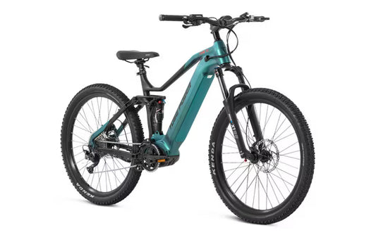 E-Bike Mountainbike 27,5 Zoll Fully E-Mountainbike E-MTB mit 36V 13,5Ah Akku+20Ah Akku