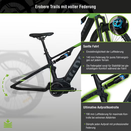 E-Bike Mountainbike M5T