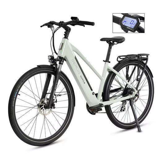 E-Bike Cityrad DERUIZ E-bike Quatrz-M 28 Zoll, leichtes City Pedelec 23.5kg