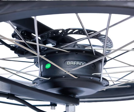 E-Bike Faltrad 20 Zoll ECOFOLD BFF300 3-Gang Automatik Riemen BaFang Frontmotor ROT