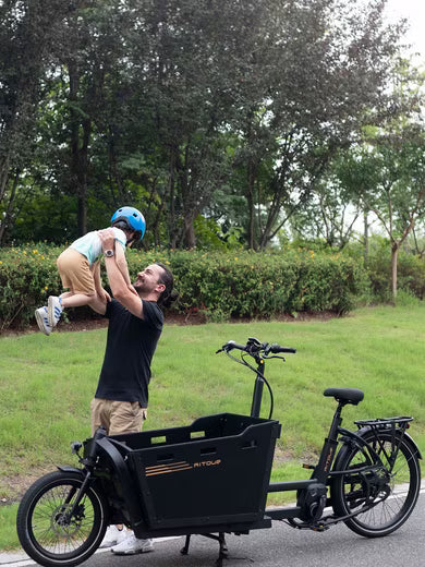 E-Bike Lastenrad 26/20 Zoll Elektro Lastenfahrrad,Aitour Cargo Bike, 48V 13.4Ah 7 Gang